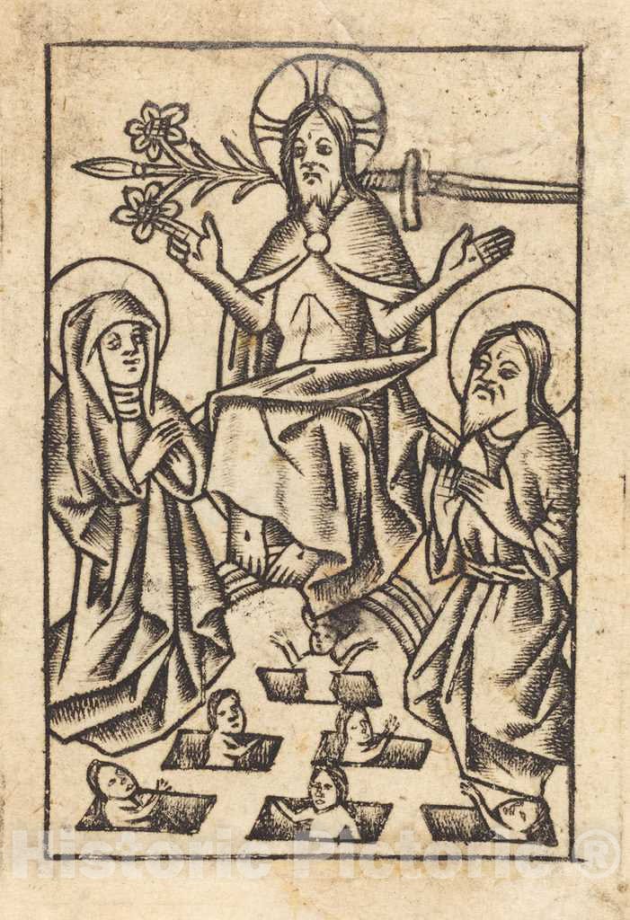 Art Print : The Last Judgment [Right], c.1455 - Vintage Wall Art