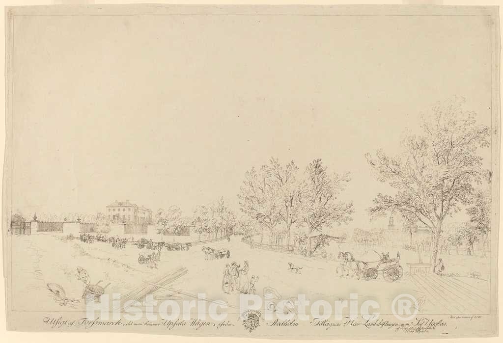 Art Print : Elias Martin, Forsmarck - Vintage Wall Art