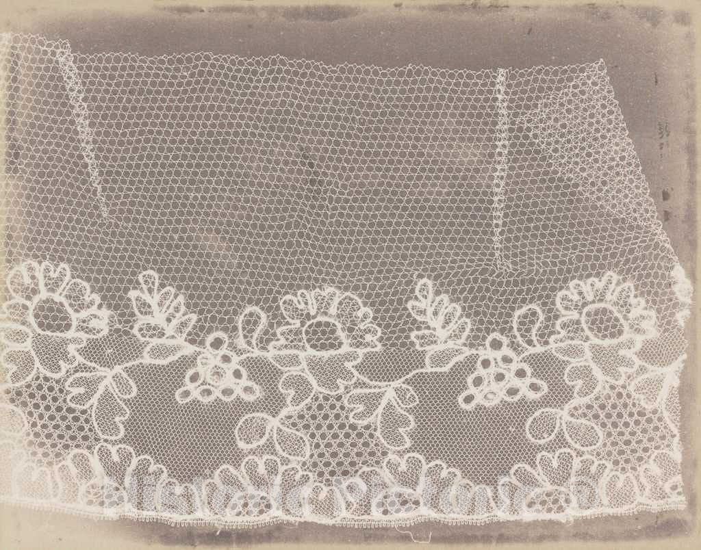 Art Print : William Henry Fox Talbot, Lace, 1839-1844 - Vintage Wall Art