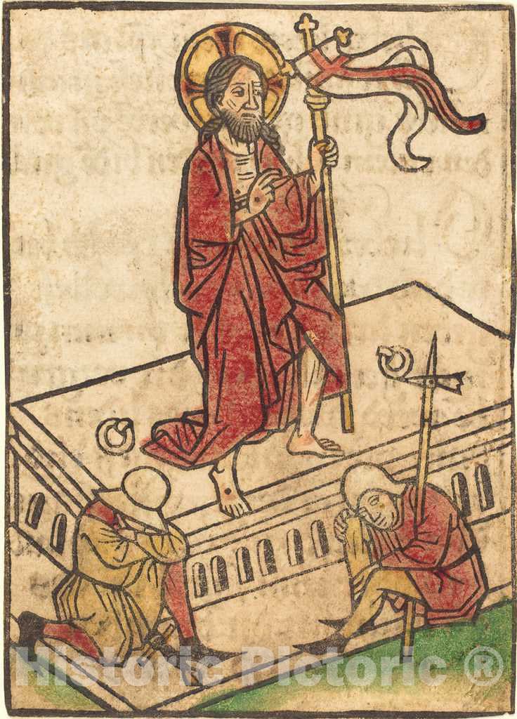Art Print : Ludwig of ULM, The Resurrection - Vintage Wall Art