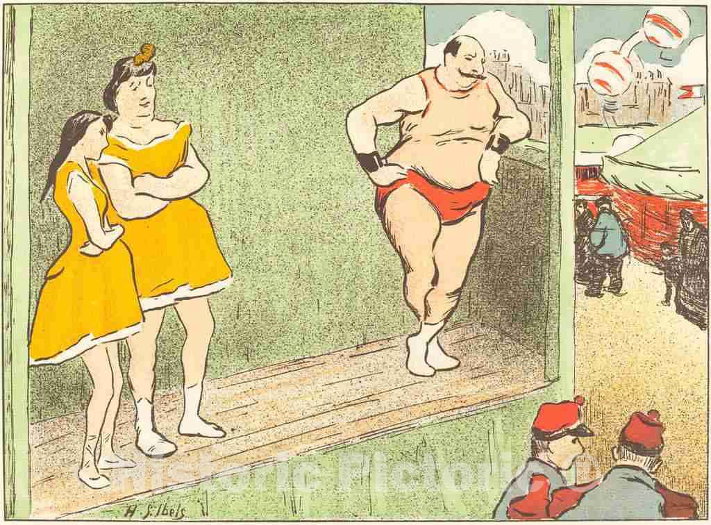 Art Print : Henri-Gabriel Ibels, Le Grappin; L'Affranchie, 1892 - Vintage Wall Art