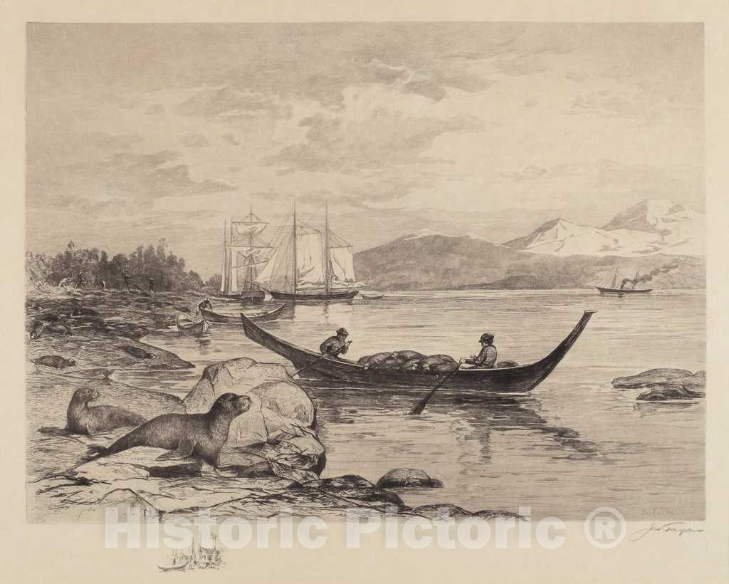 Art Print : Fagan, Alaska Seal Fisheries, c. 1896-1900 - Vintage Wall Art