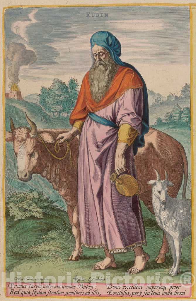Art Print : Haeyler After Van den Broecke, Ruben, c. 1585 - Vintage Wall Art