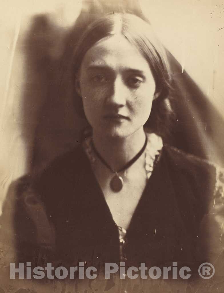Art Print : Julia Margaret Cameron, Mary Fisher, 1864 - Vintage Wall Art