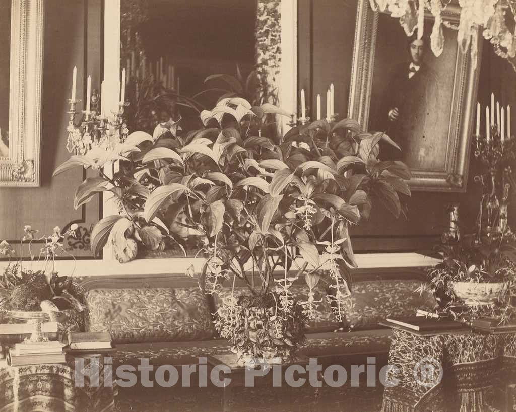 Art Print : Ambroise Richebourg, Interior, 1860s - Vintage Wall Art