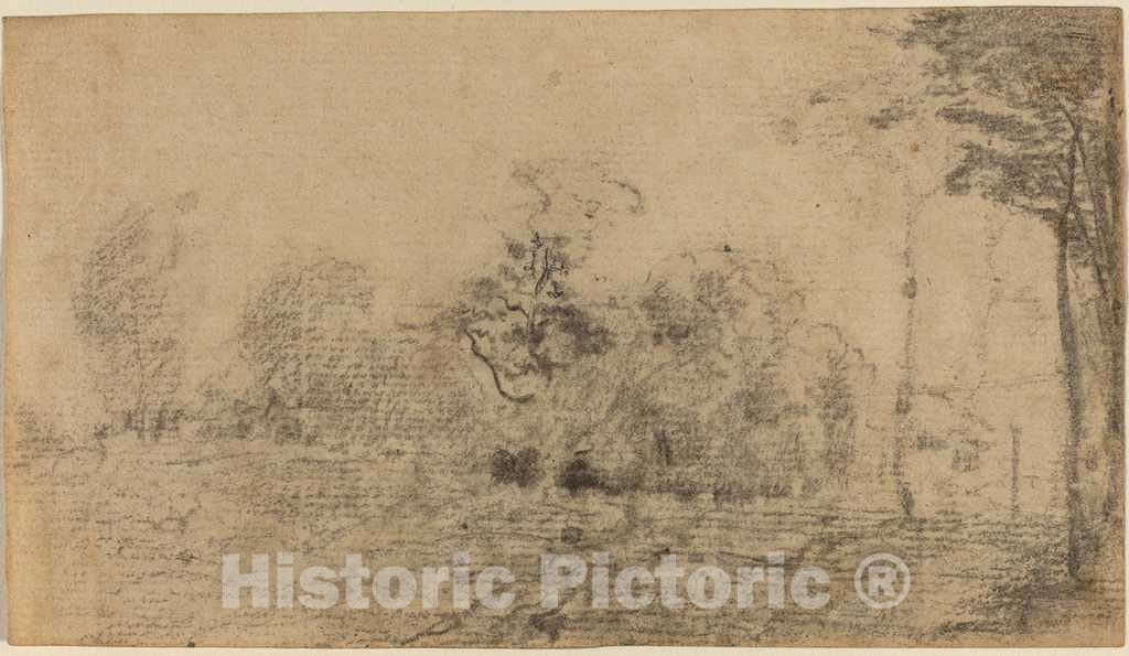 Art Print : ThÃ©odore Rousseau, Landscape II - Vintage Wall Art