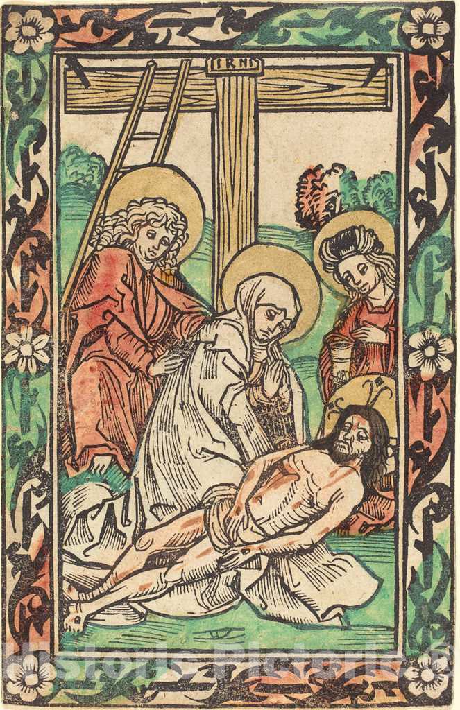 Art Print : The Lamentation, c.1490 - Vintage Wall Art