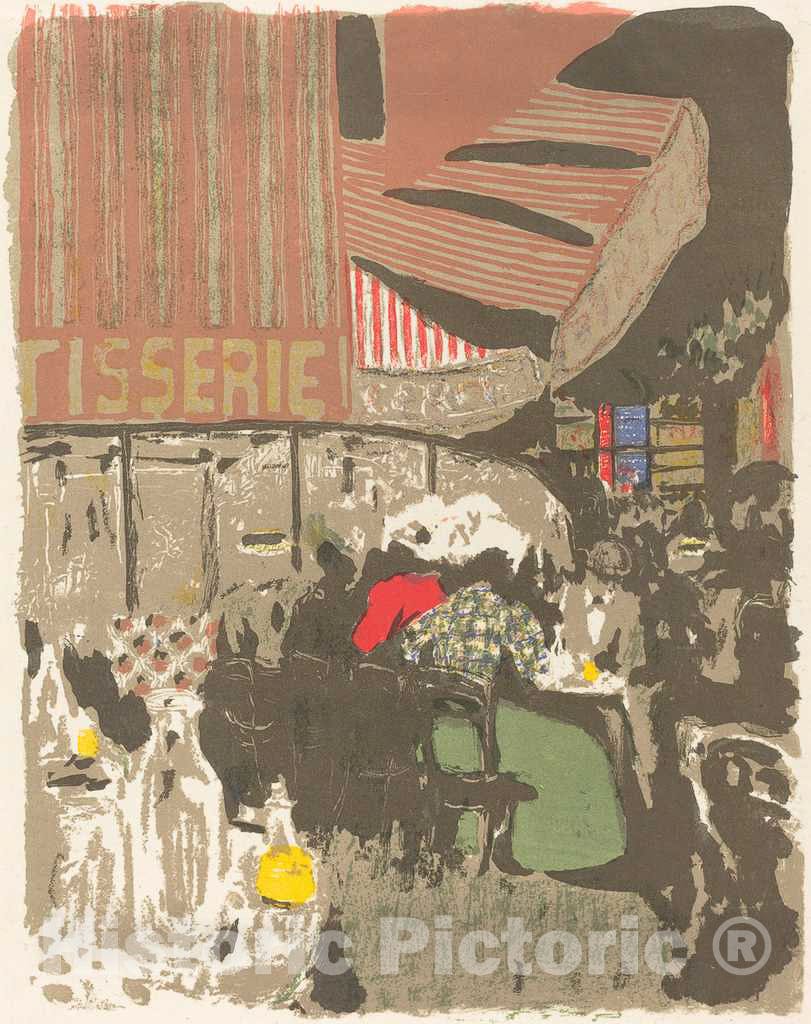 Art Print : Edouard Vuillard, The Bakery (La patiserie), 1899 - Vintage Wall Art