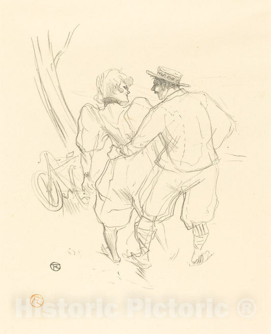 Art Print : Henri de Toulouse-Lautrec, FlorÃ©al, 1895 - Vintage Wall Art