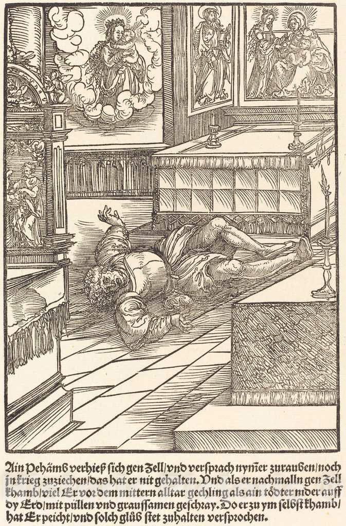 Art Print : Ain Pehamss verheiss Sich gen Zell, c. 1503 - Vintage Wall Art