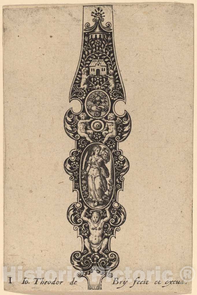 Art Print : Theodor de Bry, Ornament - Vintage Wall Art