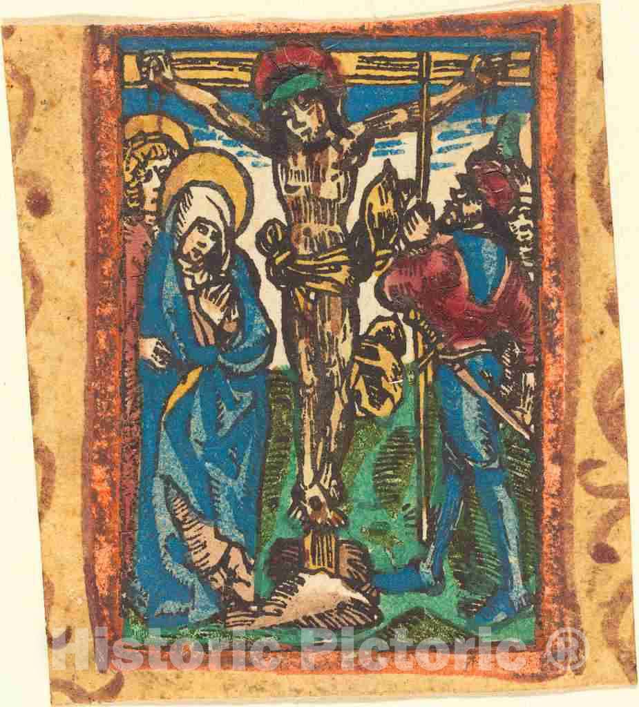 Art Print : The Crucifixion, c.1495 - Vintage Wall Art