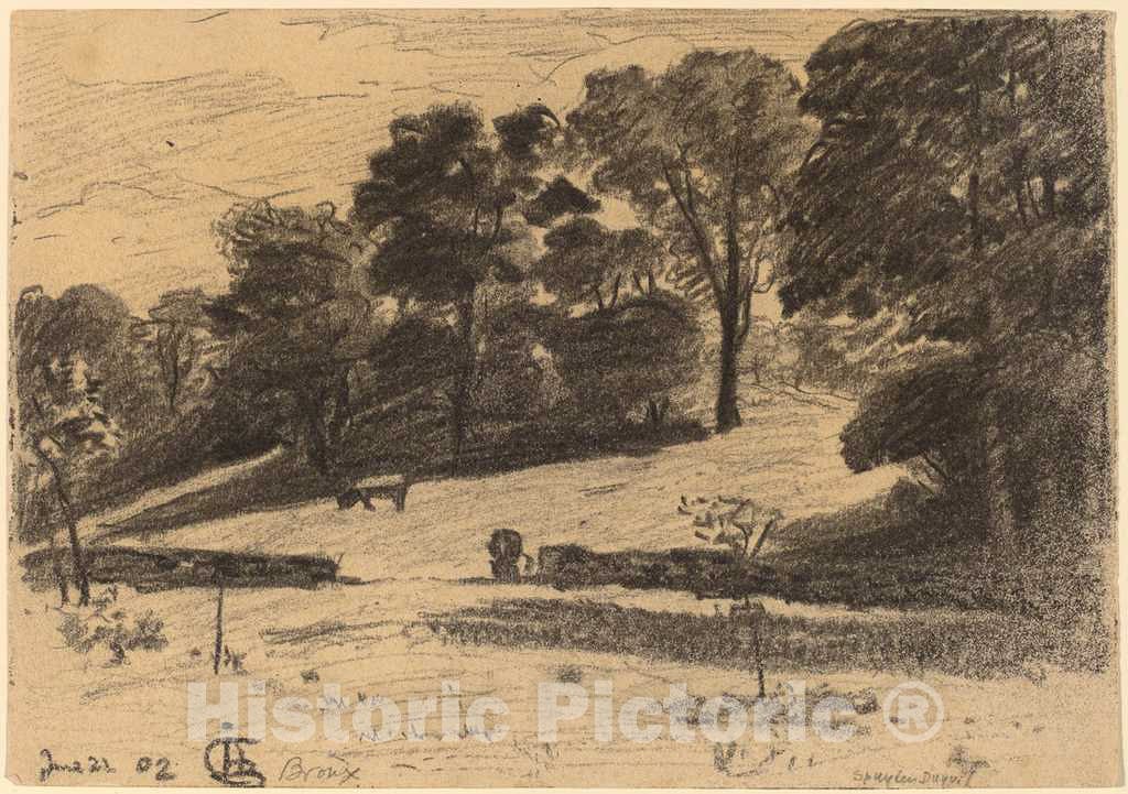 Art Print : Oscar F. Bluemner, The Bronx, 1902 - Vintage Wall Art