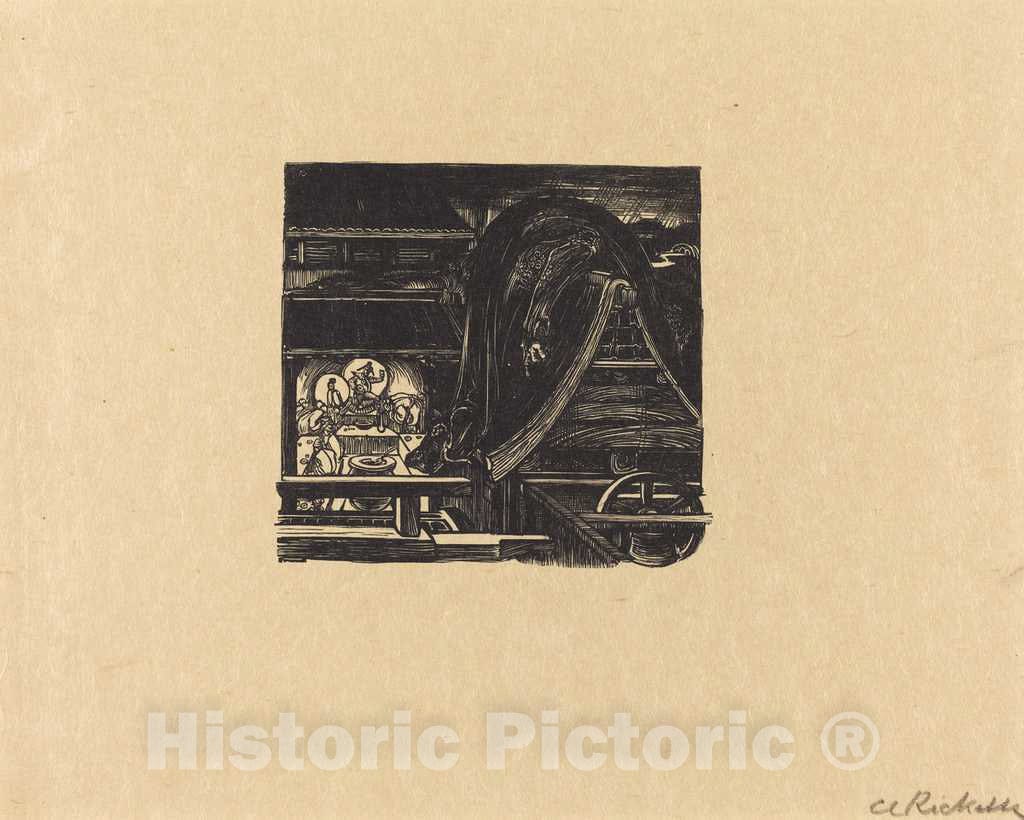 Art Print : Charles Ricketts, Deluge (Inondation), 1894 - Vintage Wall Art