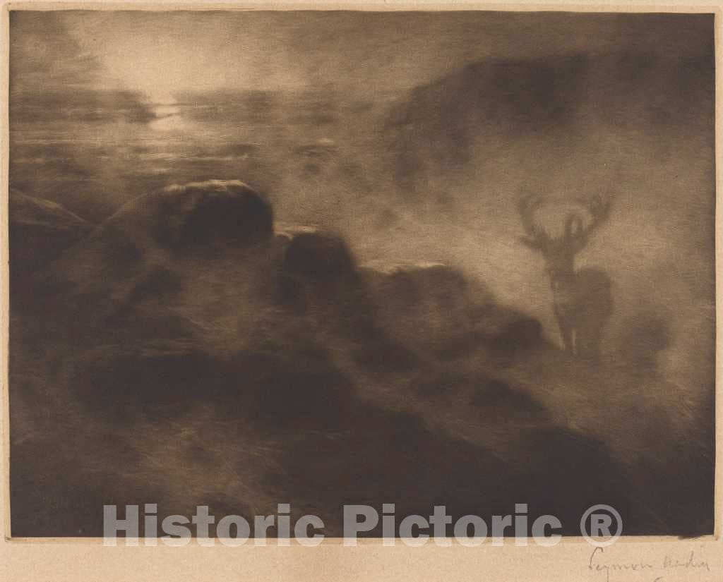Art Print : Francis Seymour Haden, an Early Riser, 1897 - Vintage Wall Art