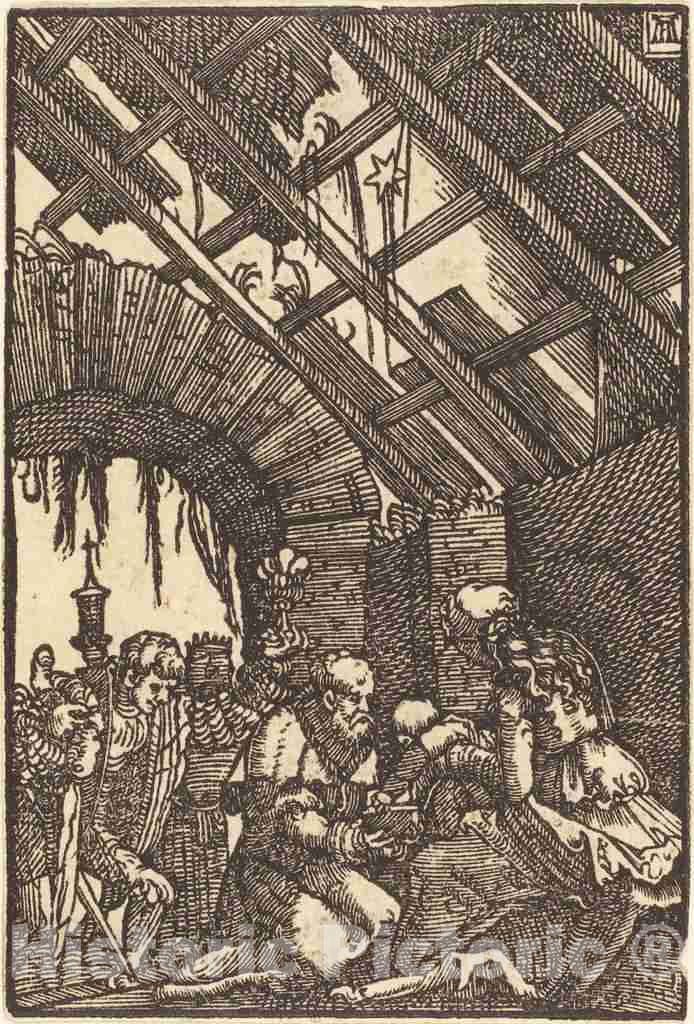 Art Print : Albrecht Altdorfer, The Adoration of The Magi, c. 1513 - Vintage Wall Art