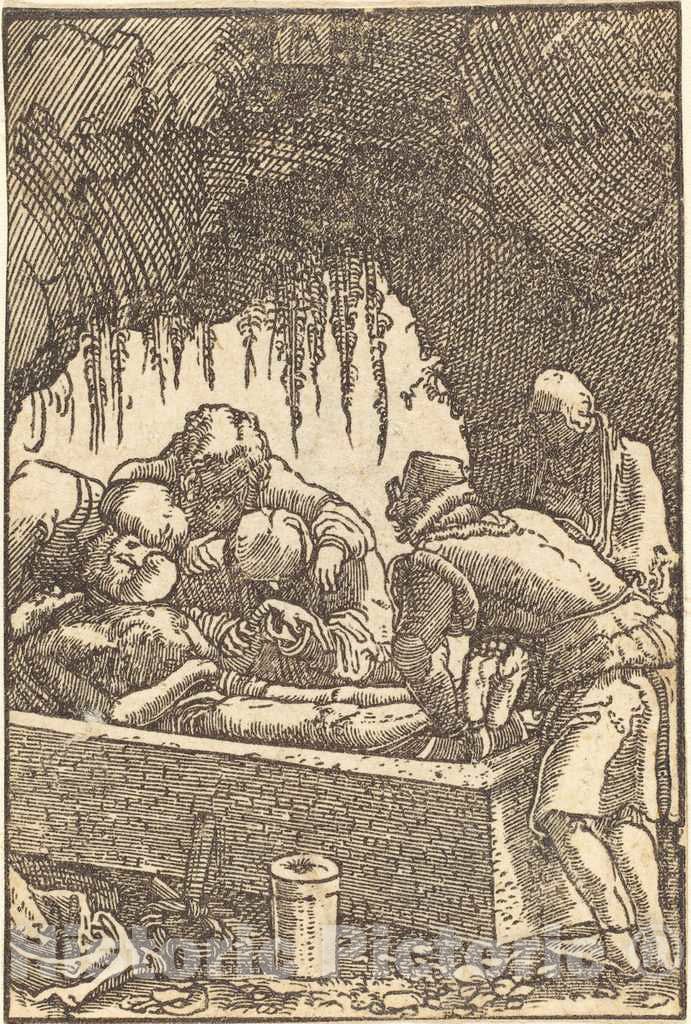 Art Print : Albrecht Altdorfer, The Entombment, c. 1513 - Vintage Wall Art