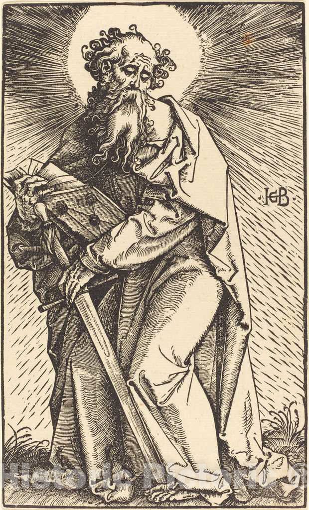 Art Print : Hans Baldung Grien, Saint Paul, 1519 - Vintage Wall Art