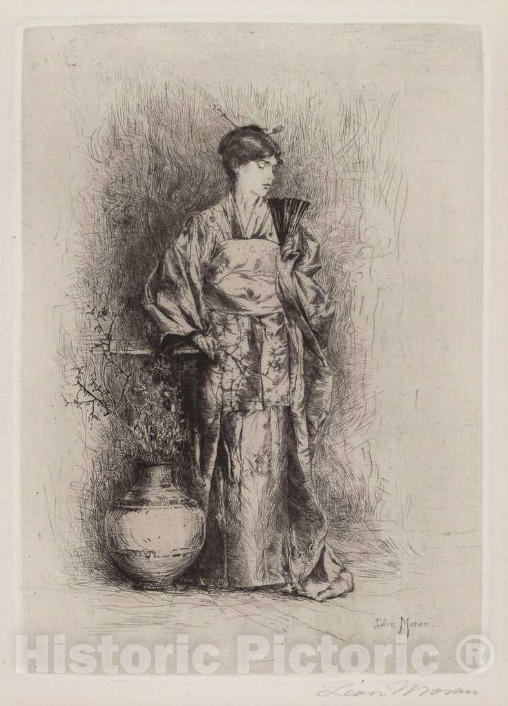 Art Print : Leon Moran, Japanese Fantasy, 1884 - Vintage Wall Art