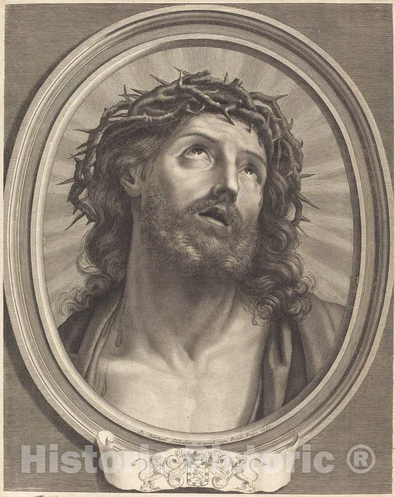 Art Print : Robert Nanteuil, ECCE Homo, 1653 - Vintage Wall Art