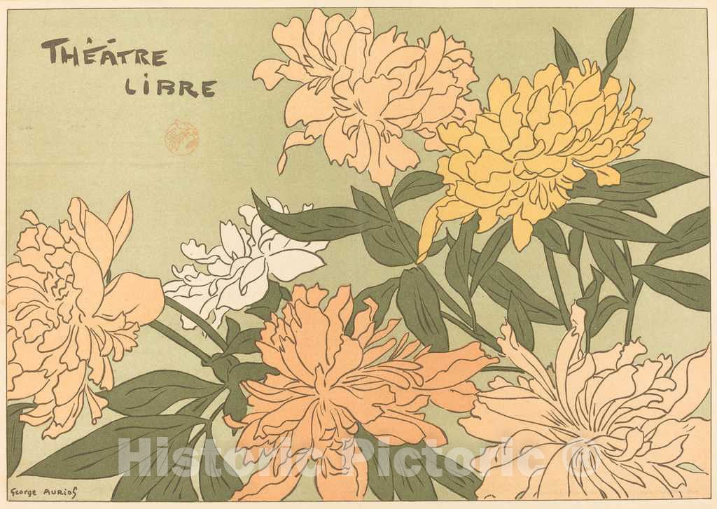 Art Print : George Auriol, MÃ©nages d'artistes; Le MaÃ®tre, 1890 - Vintage Wall Art