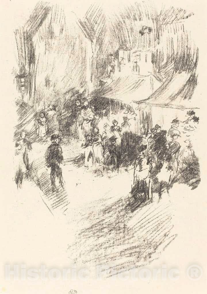 Art Print : James McNeill Whistler, The Fair, c.1896 - Vintage Wall Art