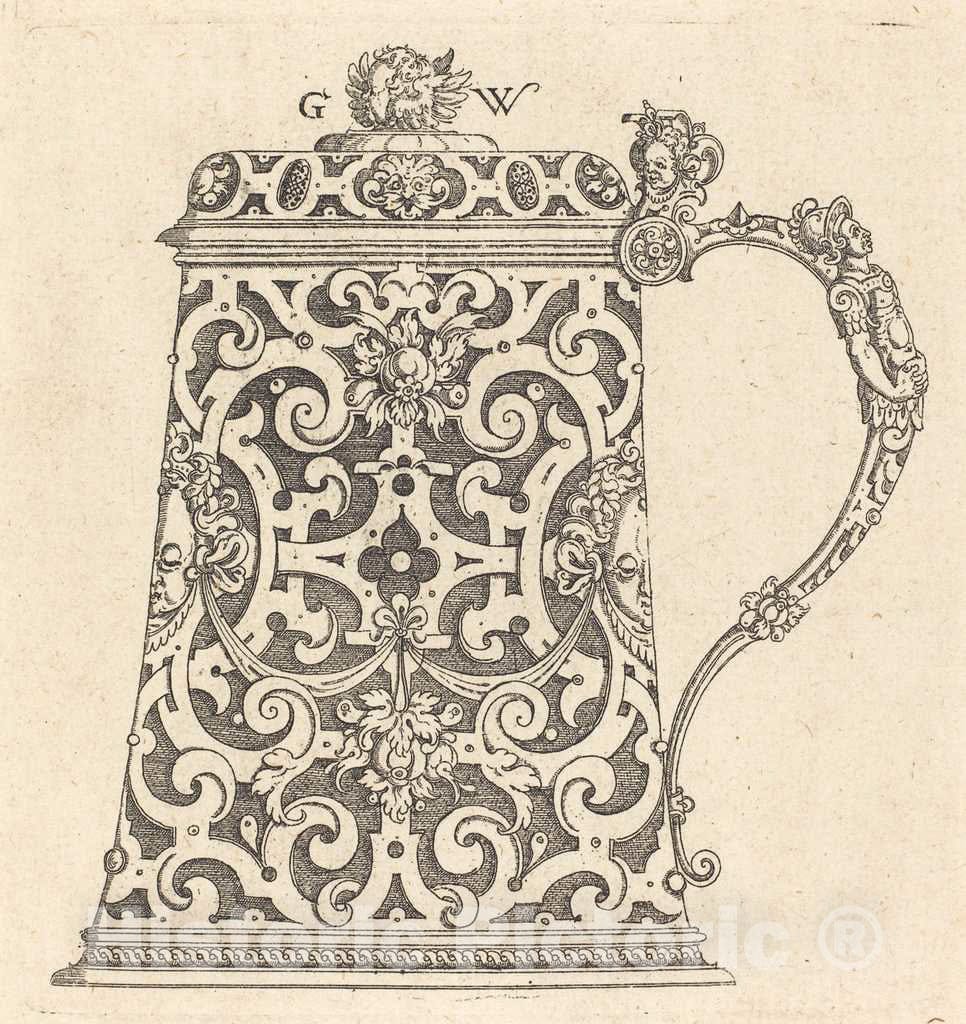 Art Print : Georg Wechter I, Tankard - Vintage Wall Art