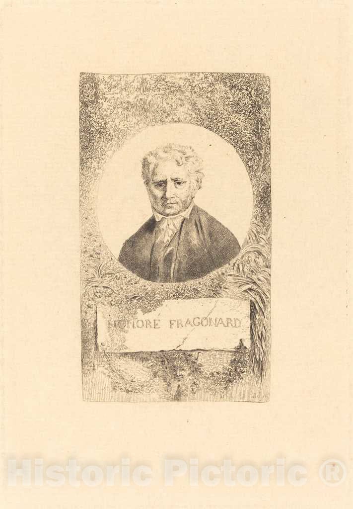 Art Print : Charles Le Carpentier, HonorÃ© Fragonard, 1806 - Vintage Wall Art