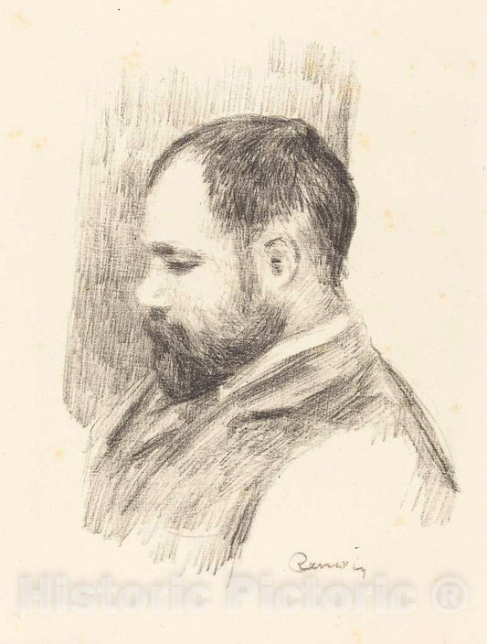 Art Print : Auguste Renoir, Ambroise Vollard, 1904 - Vintage Wall Art