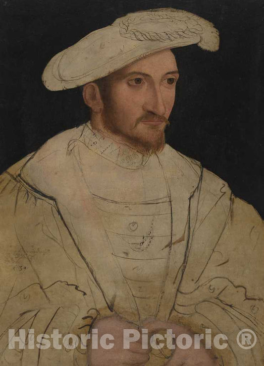 Art Print : Peter Gertner, Pfalzgraf Friedrich III, 1539 - Vintage Wall Art