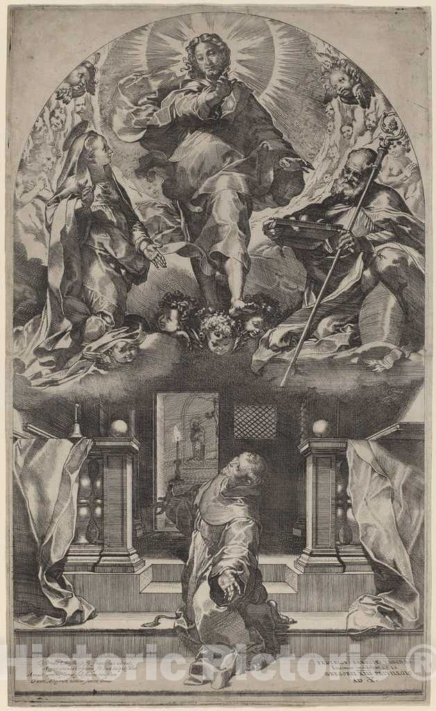 Art Print : Federico Barocci, Saint Francis in Ecstasy - Vintage Wall Art