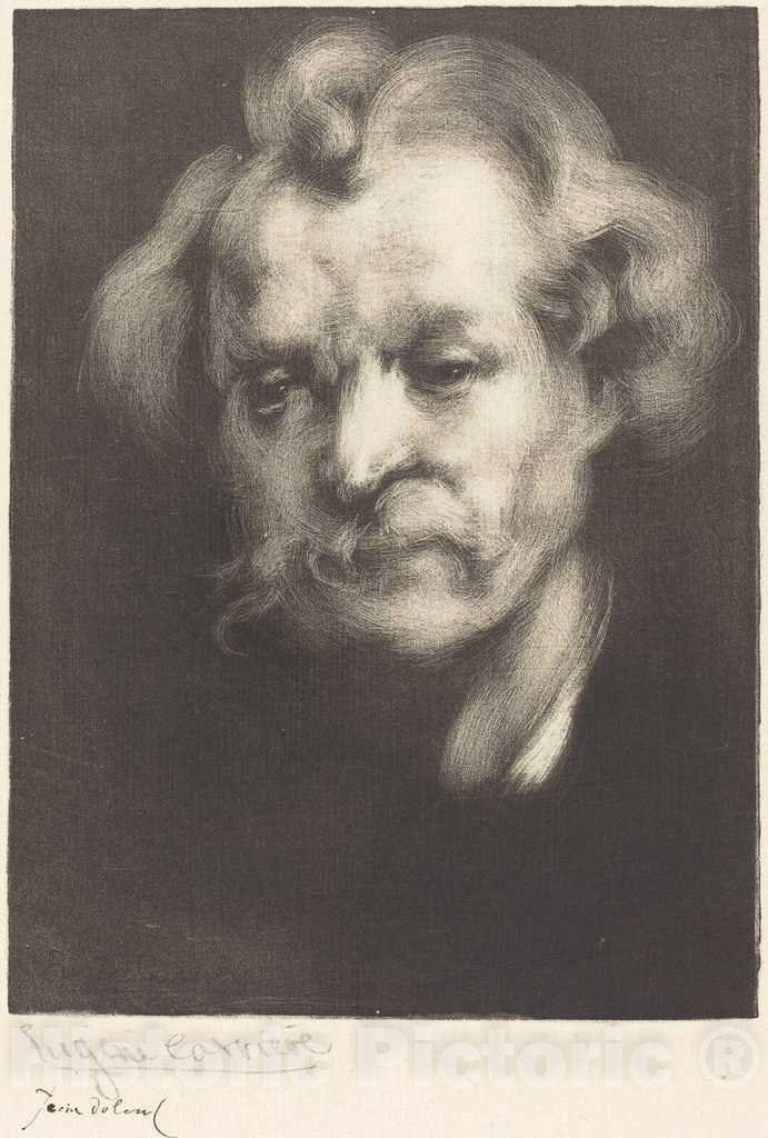 Art Print : EugÃ¨ne CarriÃ¨re, Jean Dolent, 1898 - Vintage Wall Art