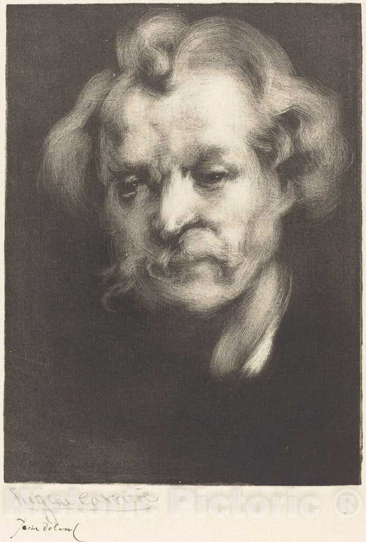 Art Print : EugÃ¨ne CarriÃ¨re, Jean Dolent, 1898 - Vintage Wall Art