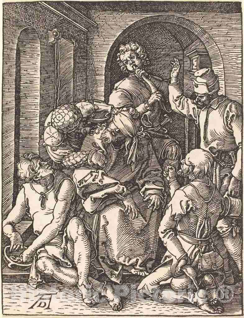 Art Print : Albrecht DÃ¼rer, The Mocking of Christ, c.1510 - Vintage Wall Art