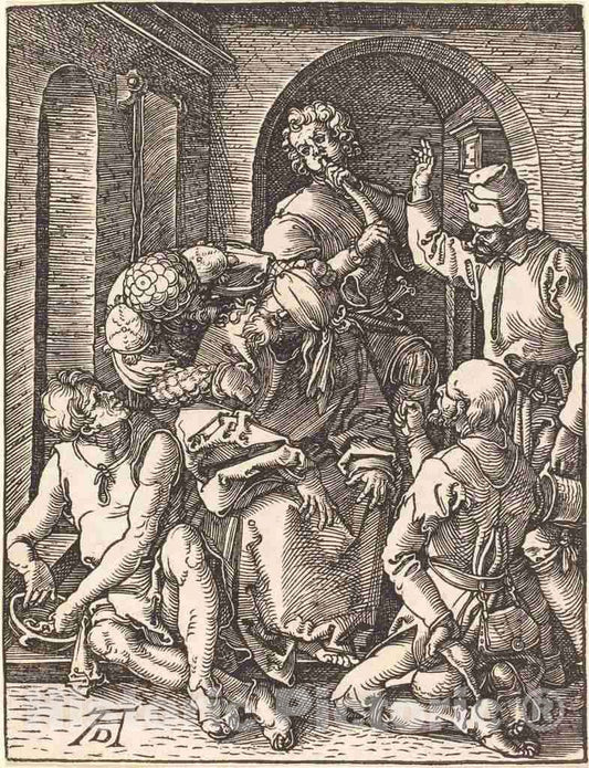 Art Print : Albrecht DÃ¼rer, The Mocking of Christ, c.1510 - Vintage Wall Art