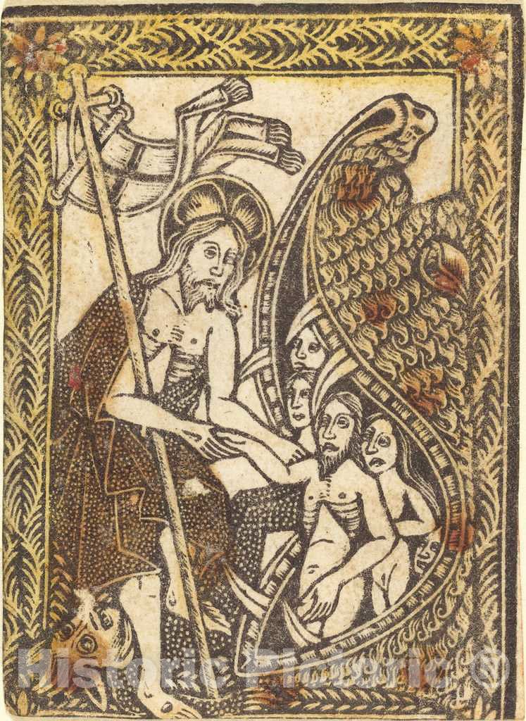 Art Print : Christ's Descent in Limbo, c.1470 - Vintage Wall Art