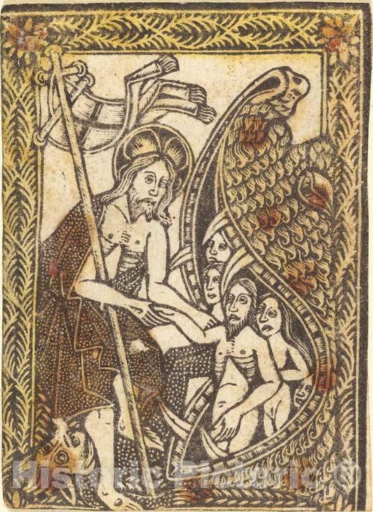 Art Print : Christ's Descent in Limbo, c.1470 - Vintage Wall Art