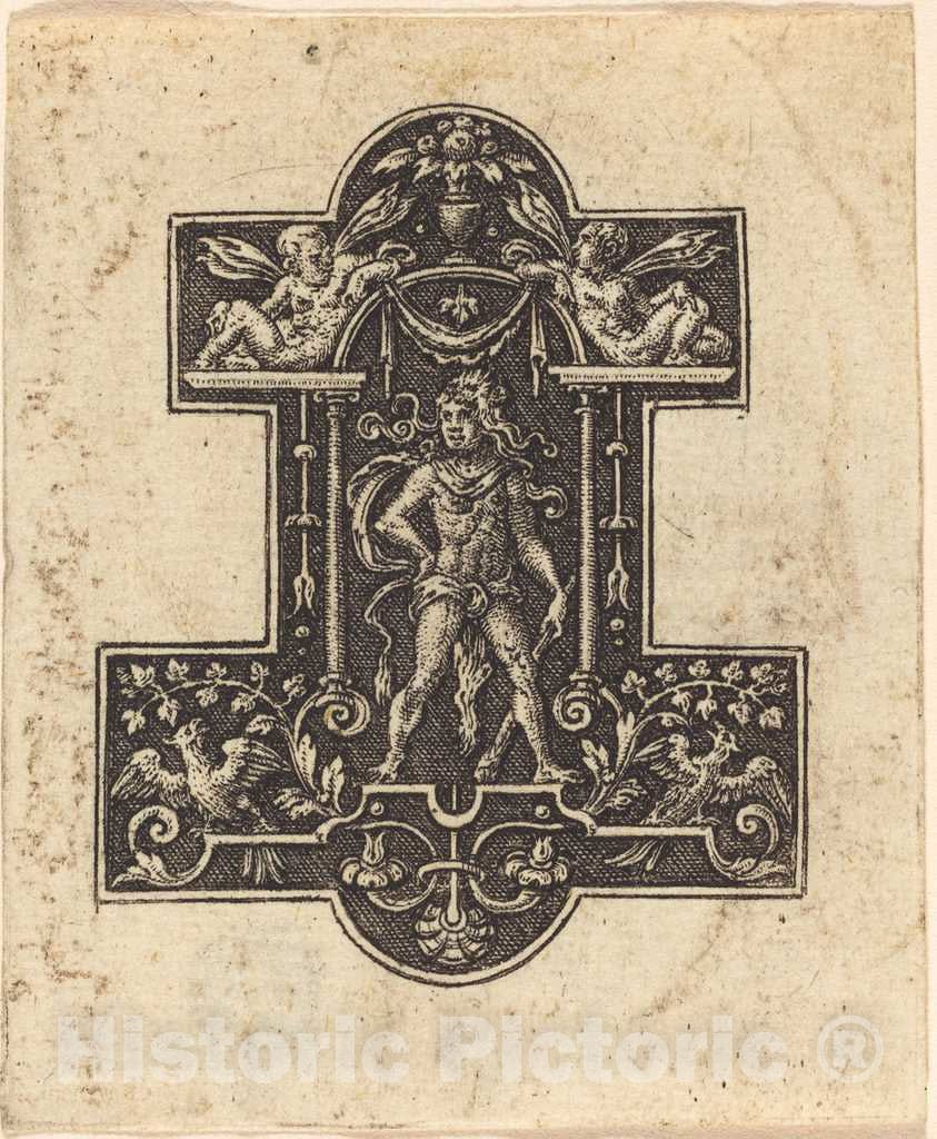 Art Print : Etienne Delaune, Hercules - Vintage Wall Art