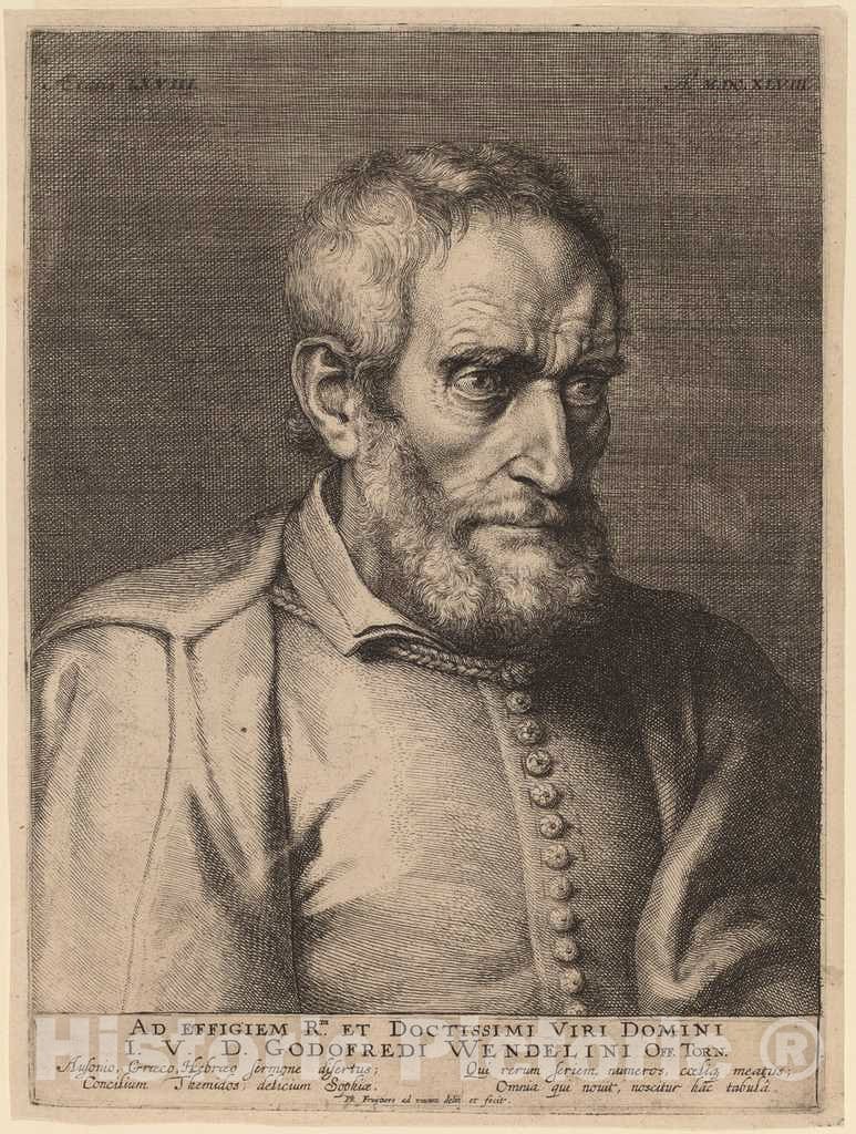 Art Print : Philip Fruytiers, Godefroy Wendelin, 1648 - Vintage Wall Art