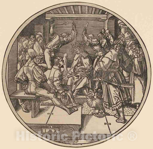 Art Print : Jacob Cornelisz Van Oostsanen, Christ Crowned with Thorns, 1511 - Vintage Wall Art