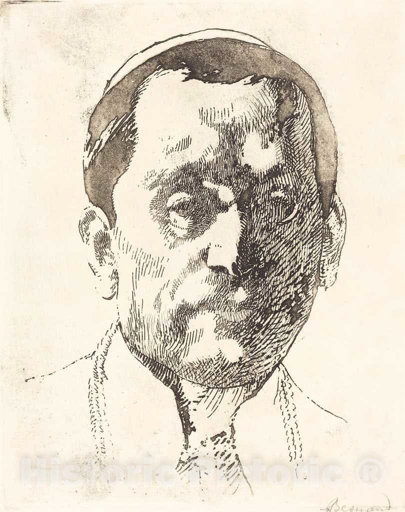 Art Print : Albert Besnard, Pope Benedict XV (Benoit XV), 1917 - Vintage Wall Art