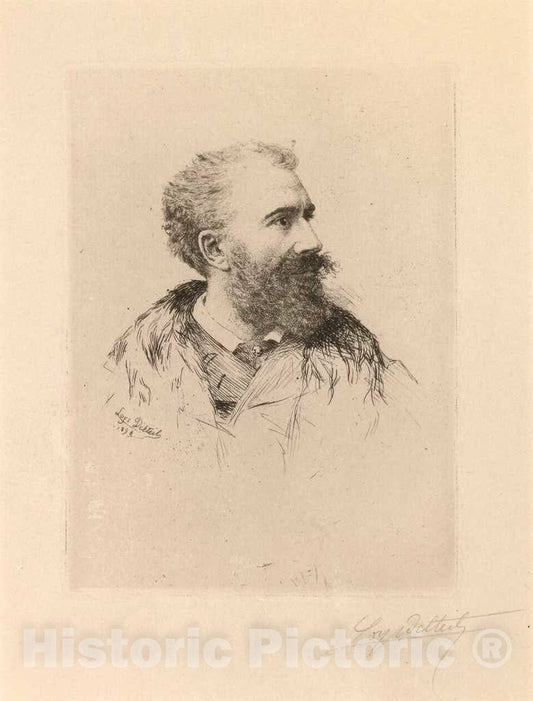 Art Print : Loys Delteil, FÃ©lix-Hilaire Buhot, 1898 - Vintage Wall Art