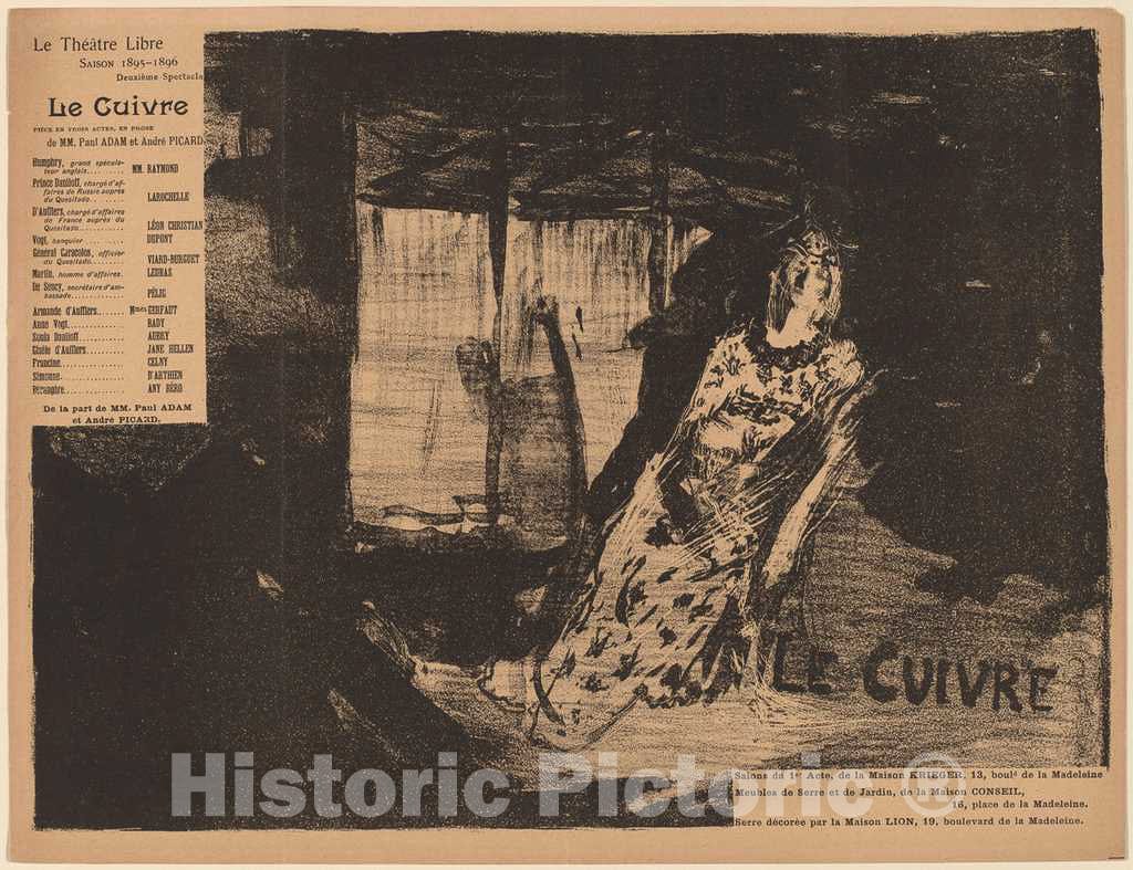 Art Print : EugÃ¨ne Vibert, Le Cuivre, 1895 - Vintage Wall Art