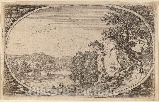 Art Print : Herman Van Swanevelt, The Steep Path - Vintage Wall Art