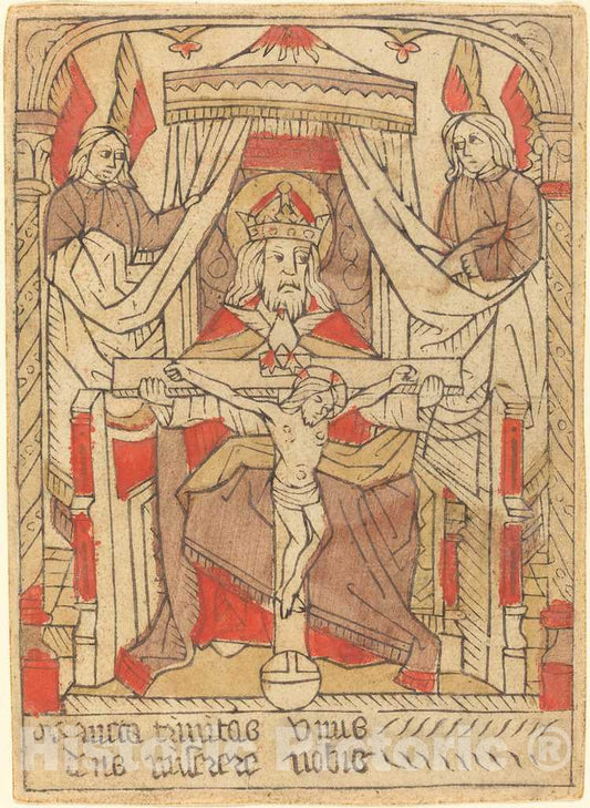Art Print : The Trinity, c.1470 - Vintage Wall Art
