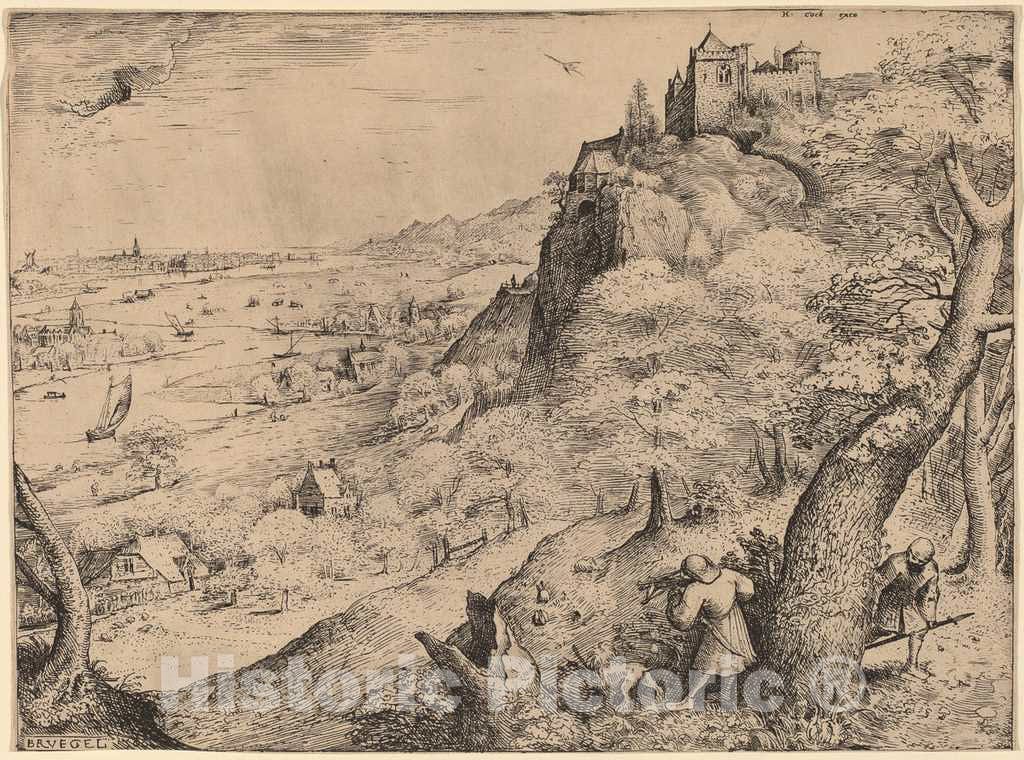 Art Print : Bruegel The Elder, The Rabbit Hunters, 1566 - Vintage Wall Art