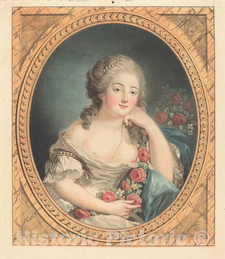 Art Print : FranÃ§ois Janinet, L'agreable neglige, 1779 - Vintage Wall Art