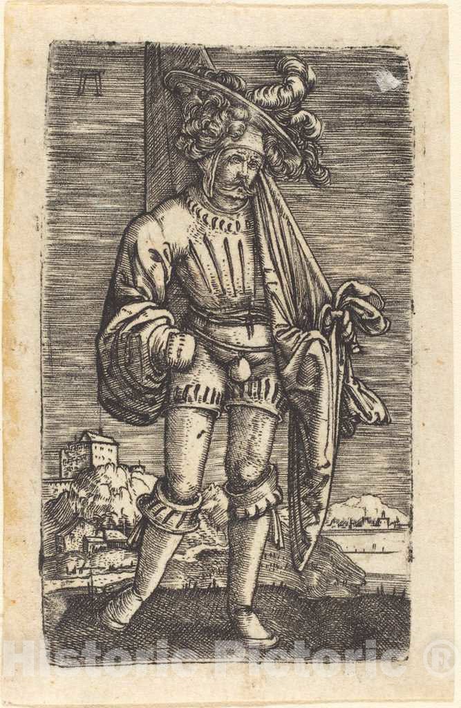 Art Print : Albrecht Altdorfer, Little Standard Bearer, c.1517 - Vintage Wall Art