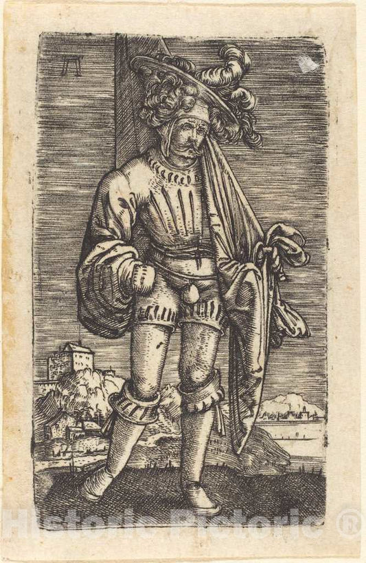 Art Print : Albrecht Altdorfer, Little Standard Bearer, c.1517 - Vintage Wall Art