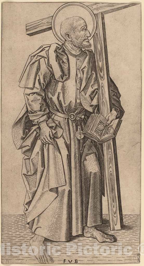 Art Print : Saint Simon, c.1495 - Vintage Wall Art